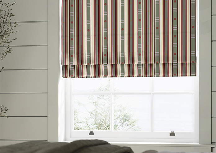 The British Stripe Co. William, Highlands No.1 - Twist&Fit Roman Blind - Image 5